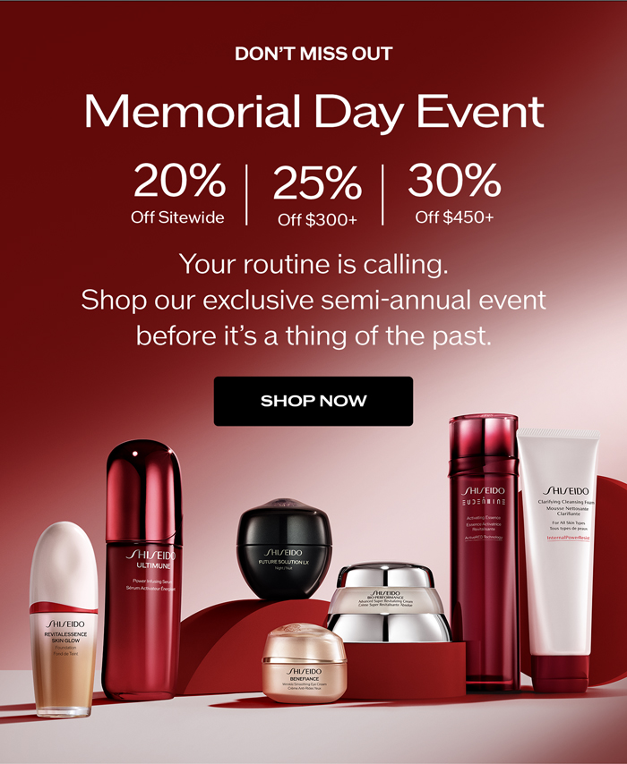 Your routine is calling. Shop our exclusive semi-annual event before it's a thing of the past.