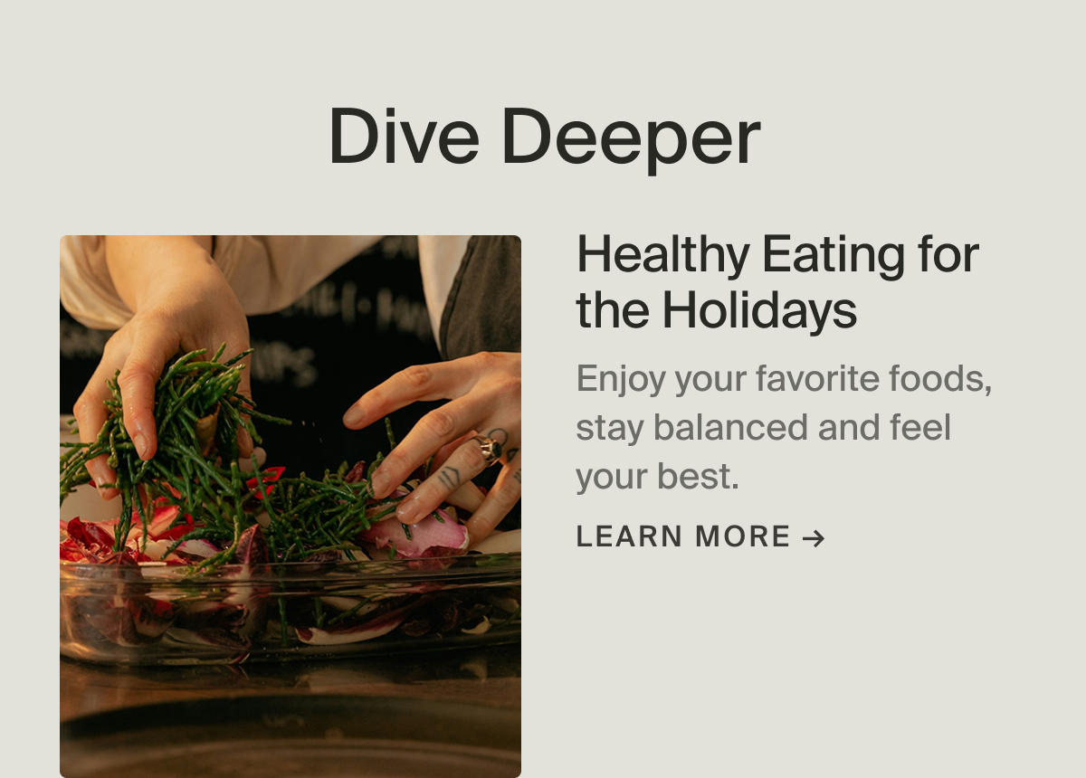 Healthy Eating for the Holidays