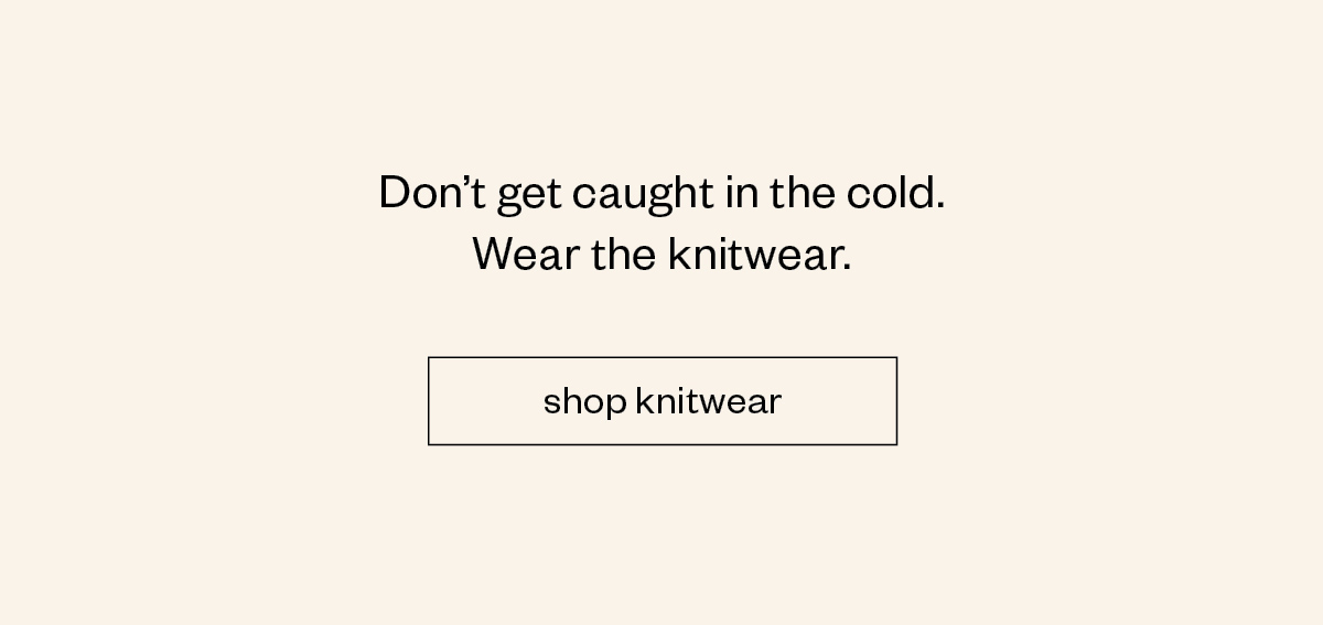 Shop knitwear