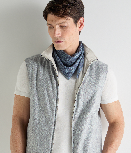 Unisex Birdseye Silk Cashmere Neckerchief