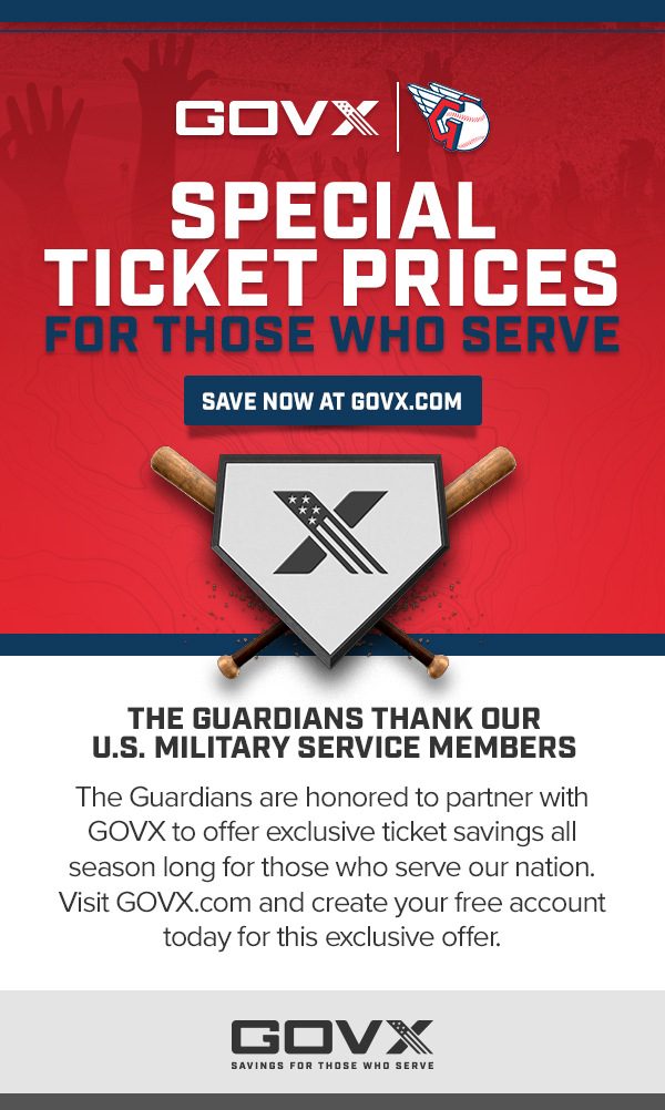 Special Ticket Prices For Those Who Serve | Save Now at GovX.com