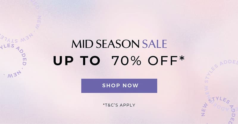 Mid Season SALE - Up To 70& OFF*