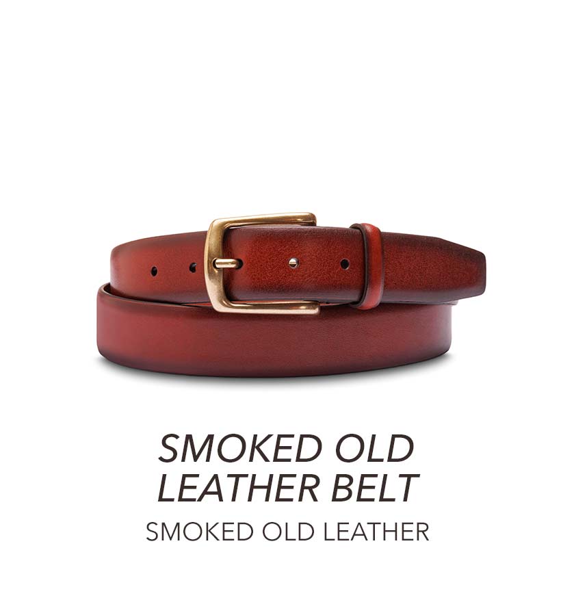 Smoked Old Leather Belt