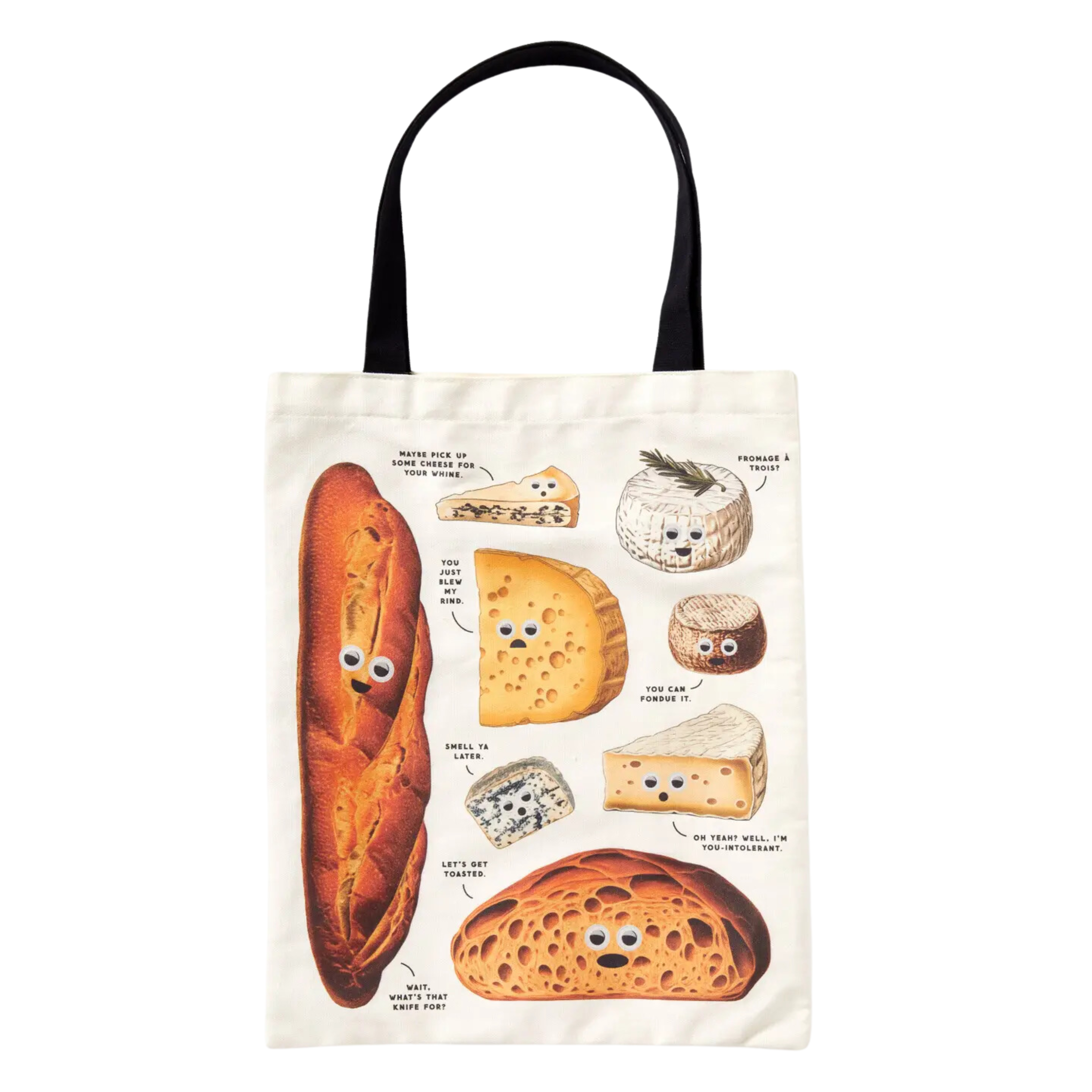 Image of Googly Food Canvas Tote