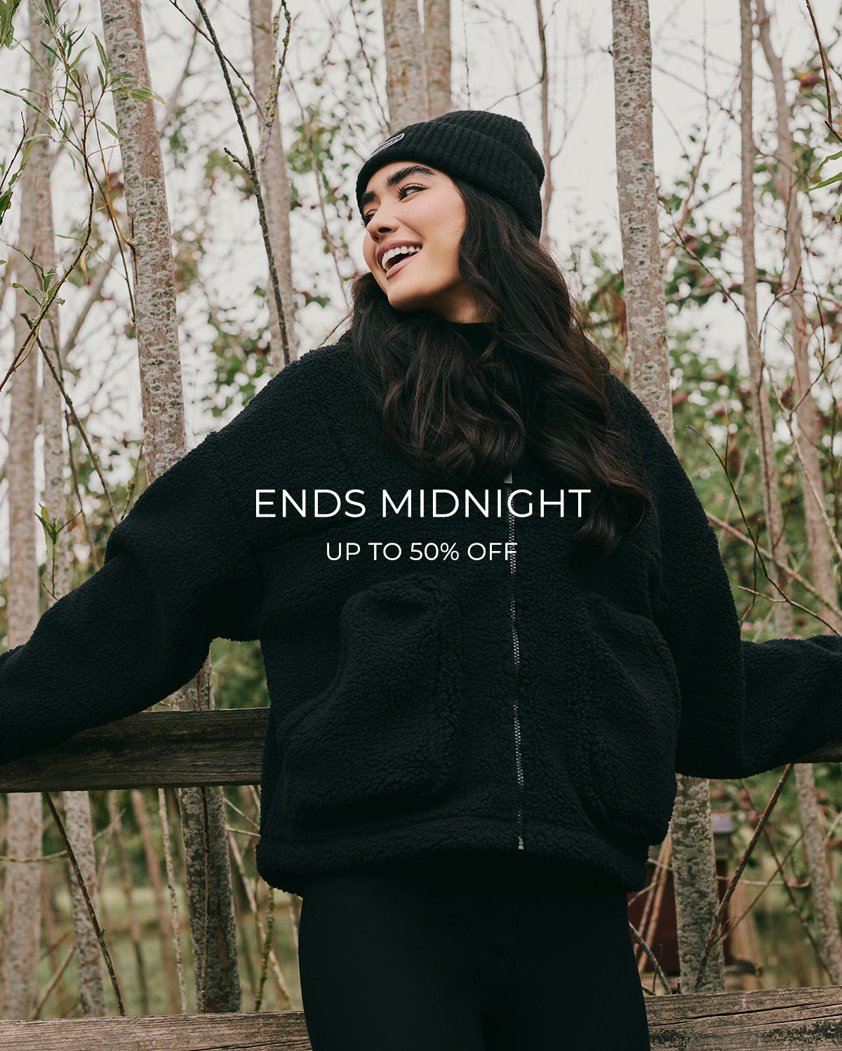 ENDS MIDNIGHT UP TO 50% OFF