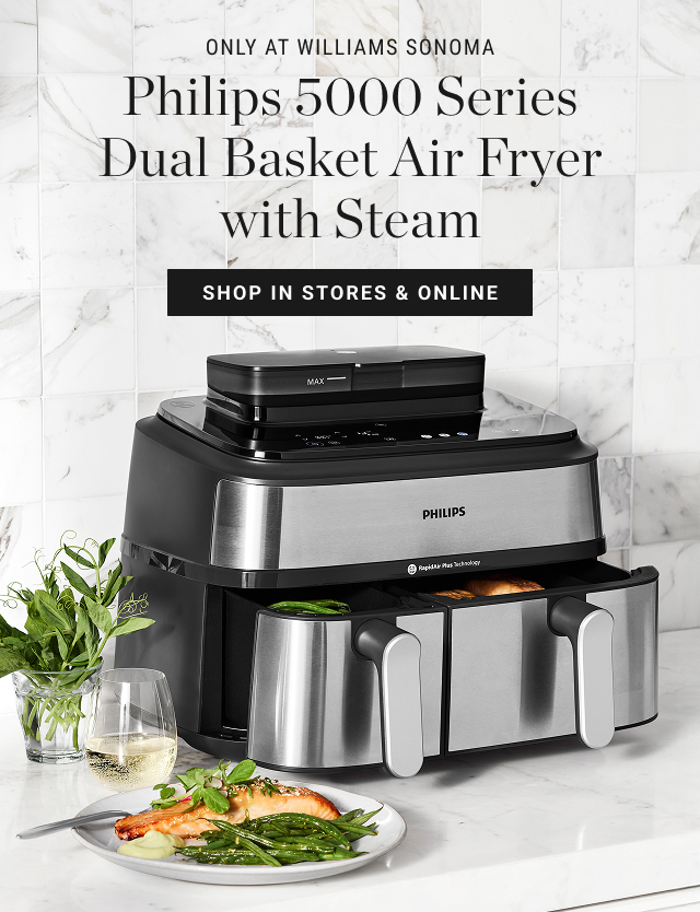 Exclusive - Philips 5000 Series Dual Basket Air Fryer with Steam - shop in stores & online