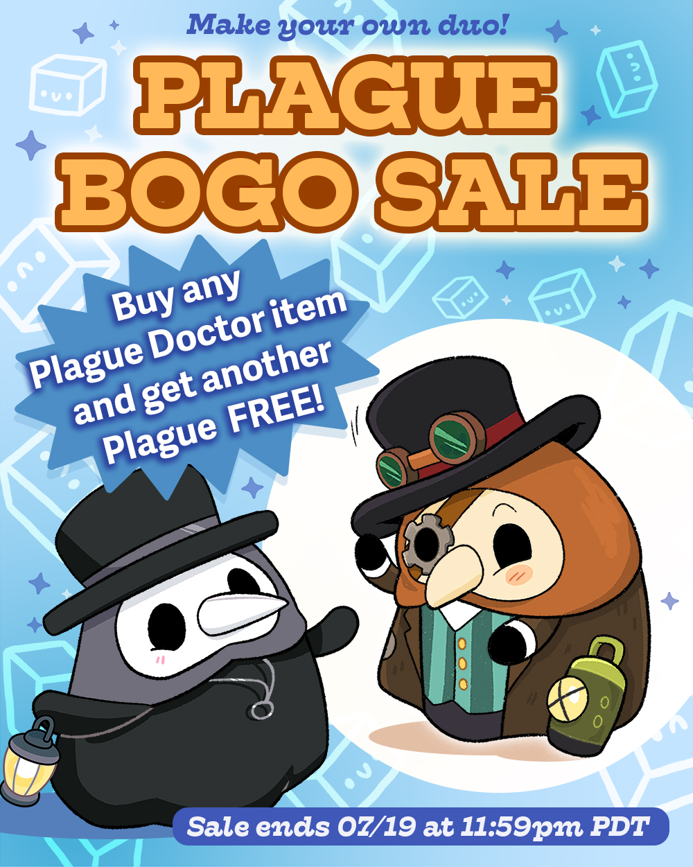 Buy any Plague Doctor item and get another Plague free!