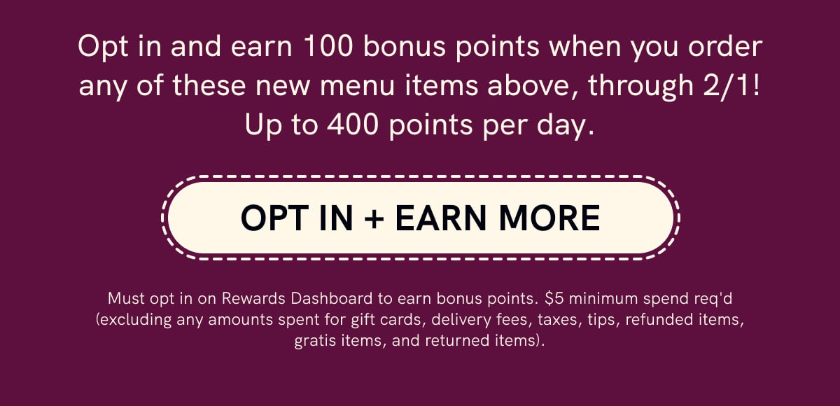 Opt In + Earn More