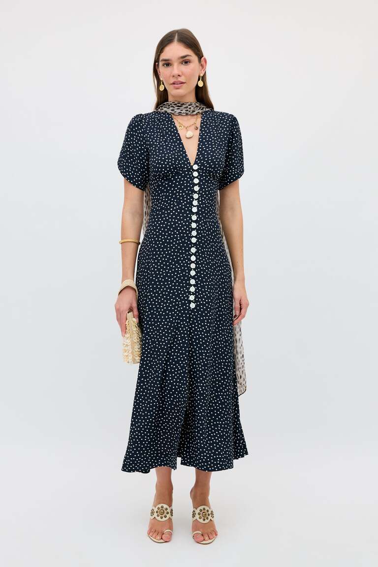 Novara - Painted Spot Midnight Navy