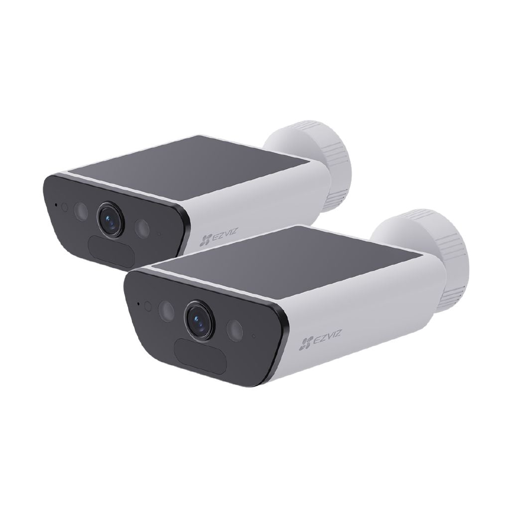 EZVIZ CB5 4K Camera 2 Pack With Solar and 16GB SD Cards