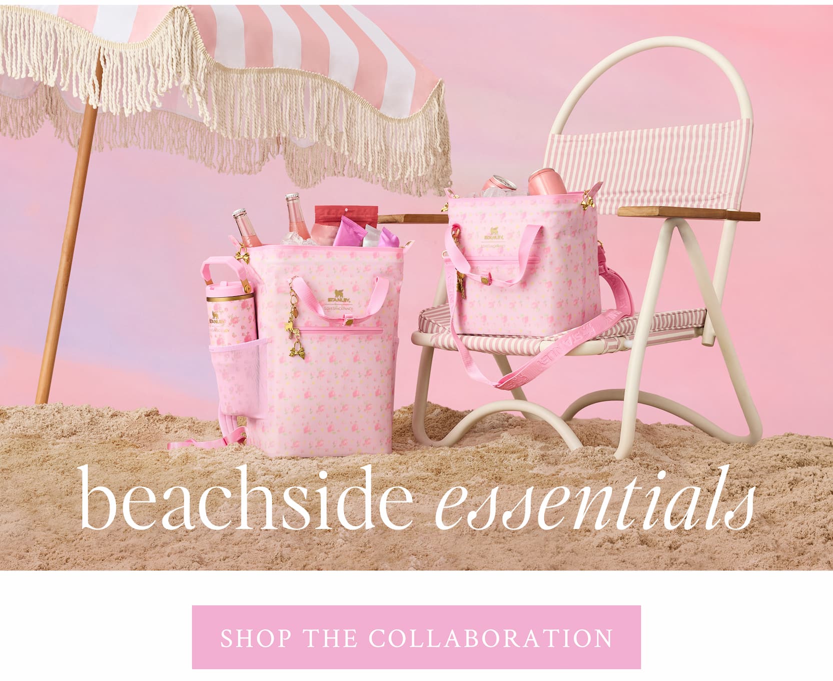 BEACHSIDE ESSENTIALS <SHOP THE COLLABORATION>