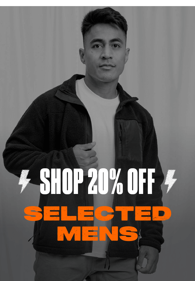 20% off Selected Mens