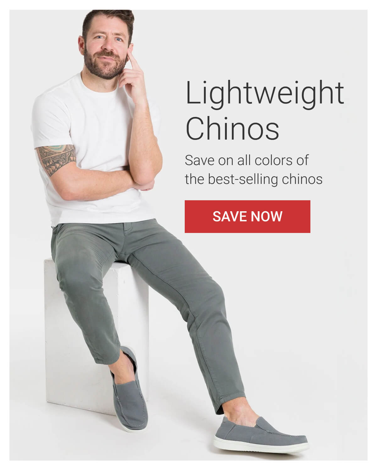 Save on Lightweight Chinos