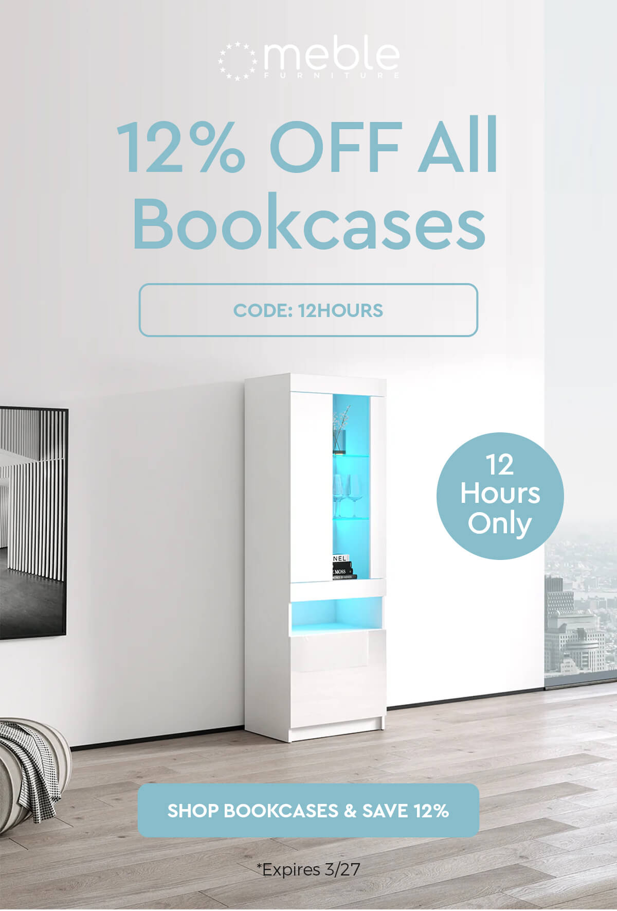 12% OFF All Bookcases