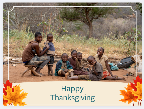 Thanksgiving greeting graphic from CMMB
