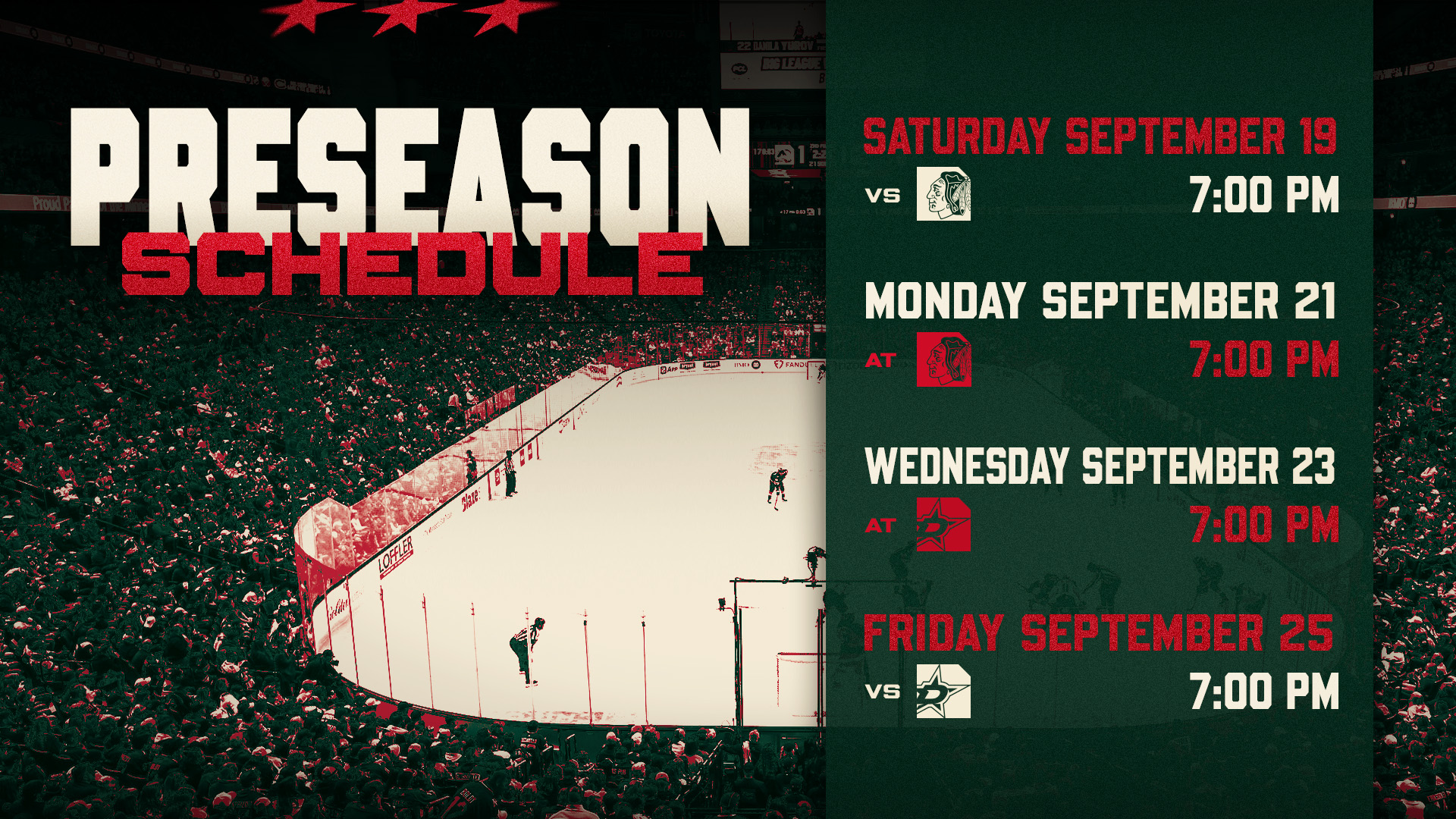 Preseason Schedule
