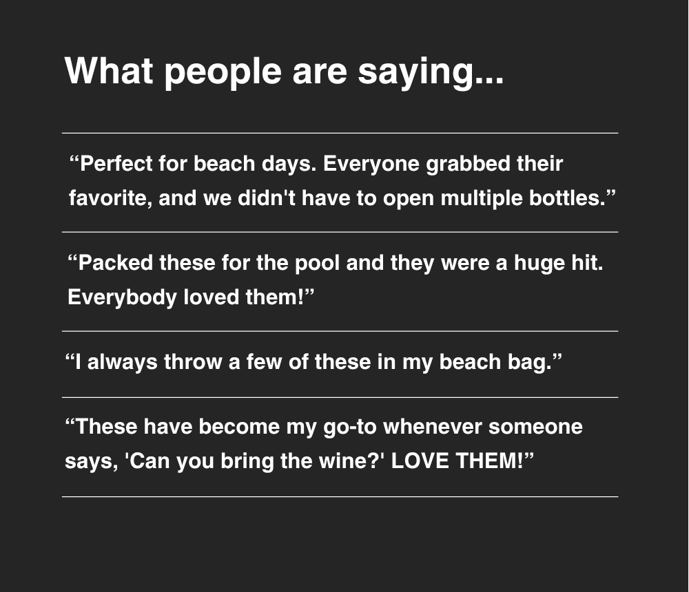 What people are saying...