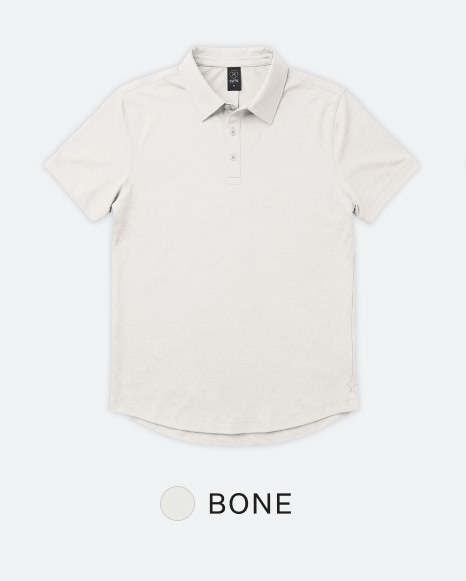 Crossover Polo - Bone