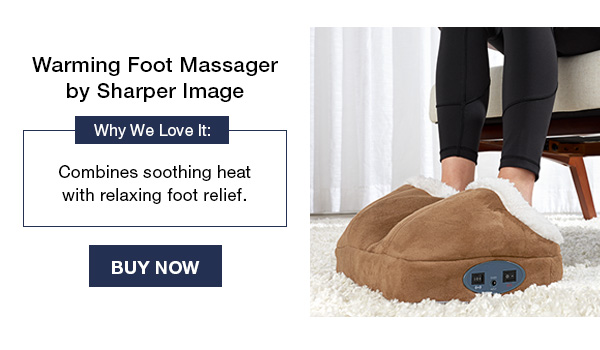 Warming Foot Massager by Sharper Image