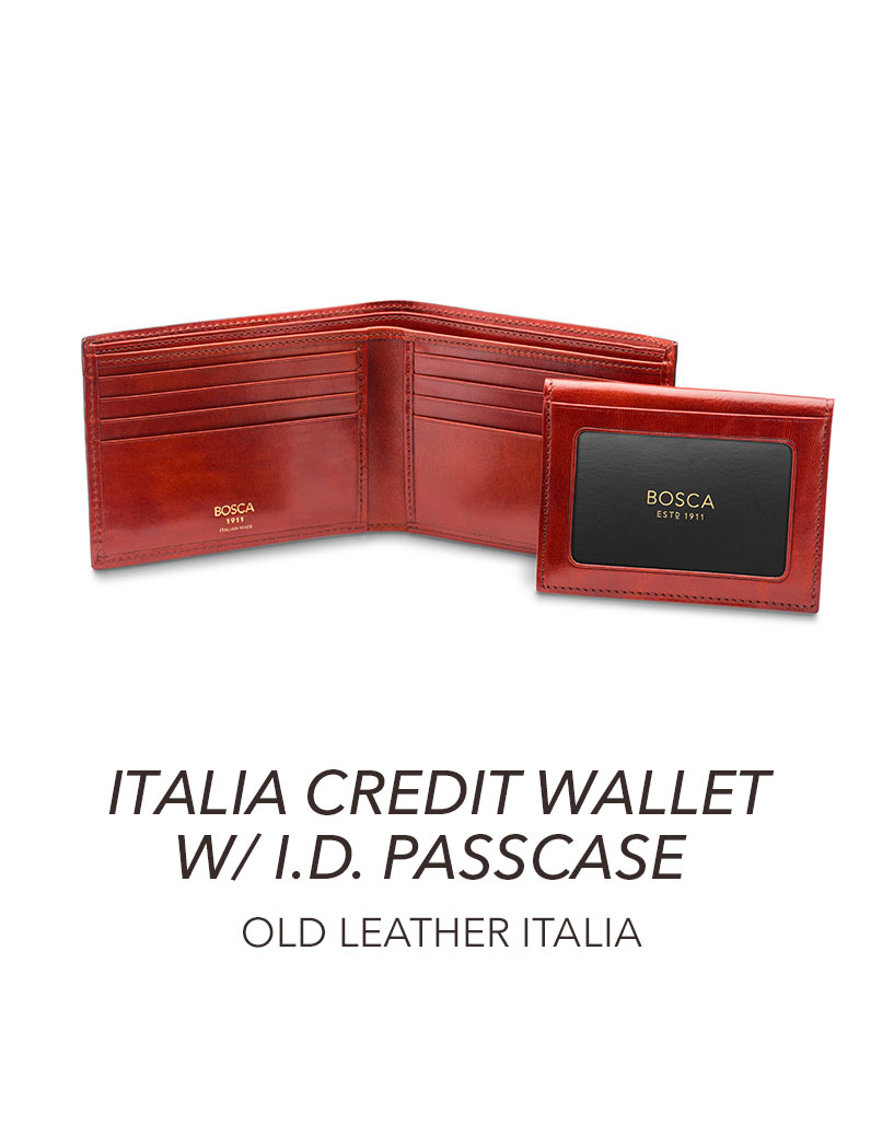 Itala Bifold Wallet W/ Card I.D. Flap