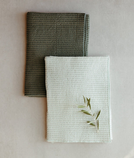Essential Waffle Dish Towel, Set of 2