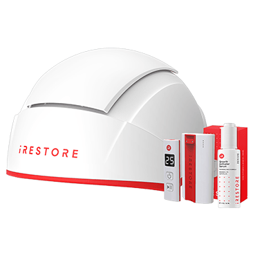iRestore Professional 282 Laser Hair Growth Device + Anti-Hair Loss Serum