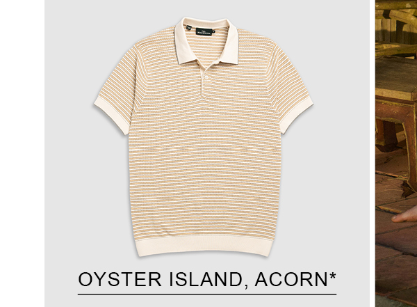 Shop Oyster Island Knit, Acorn online and instore at Rodd & Gunn