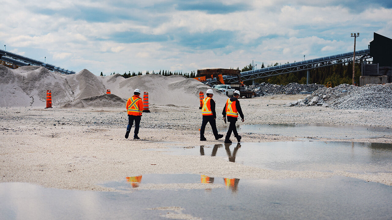  A lithium mine outside La Corne, in northern Quebec, Canada