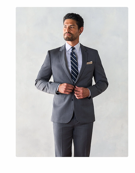 Grey Suit Outfit