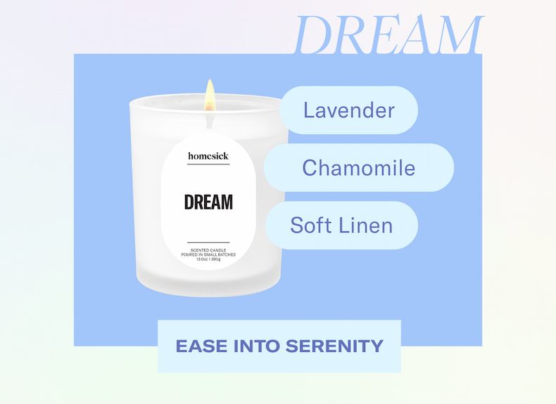 Dream | Lavender, Chamomile, Soft Linen | Ease into Serenity
