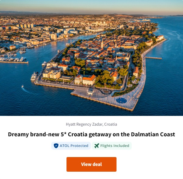 Dreamy brand-new 5* Croatia getaway on the Dalmatian Coast
