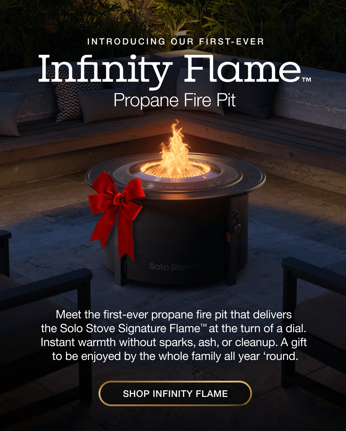 Shop Infinity Flame Propane Fire Pit