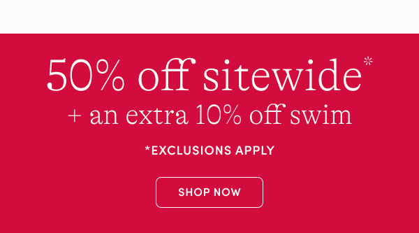 50% off sitewide