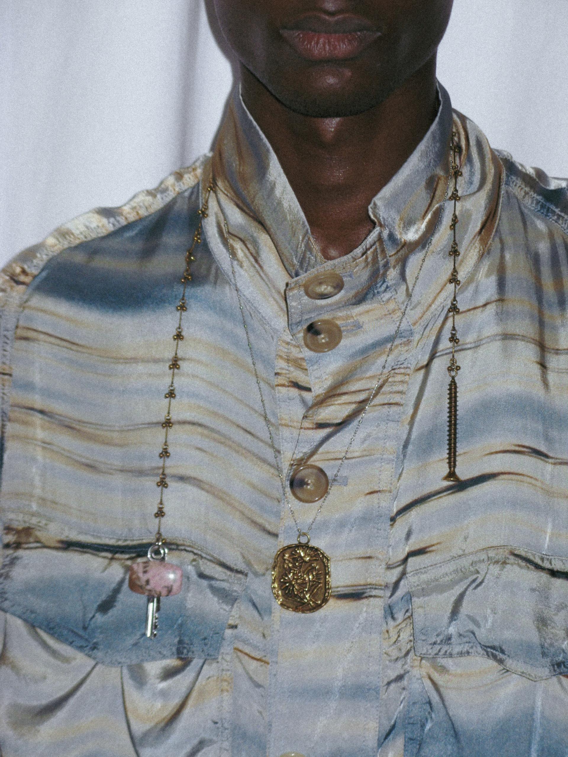 Runway shot from the Dries Van Noten's Men's Spring Summer 2027 collection