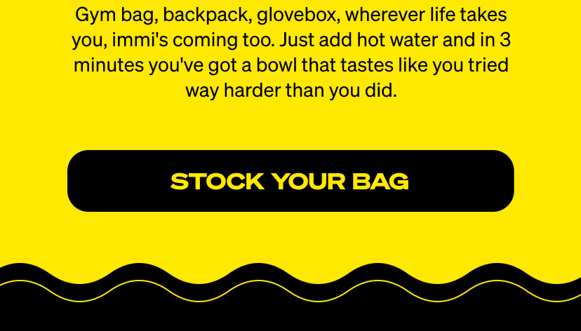 Stock your bag.