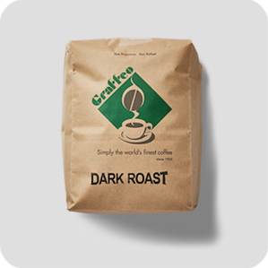 A bag of specialty coffee.