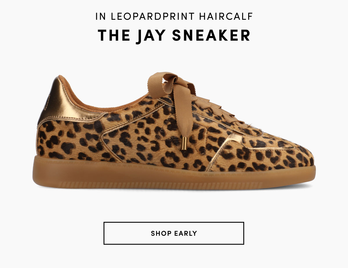 The Jay Sneaker In Leopardprint Haircalf