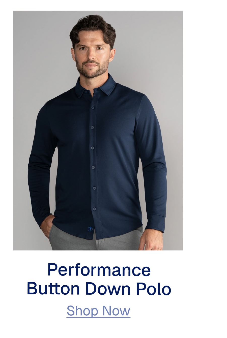 Performance Button Down Polo