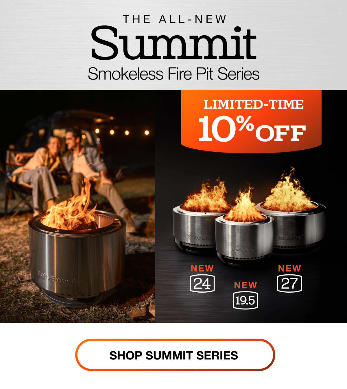 Summit Smokeless Fire Pit Series