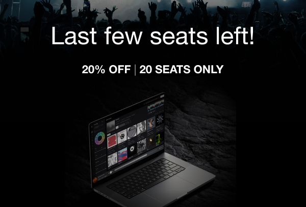 last few seats left 20% off djoid