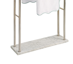 Maia Marble 2-Tiered Towel Holder