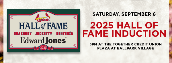 Hall of Fame Induction
