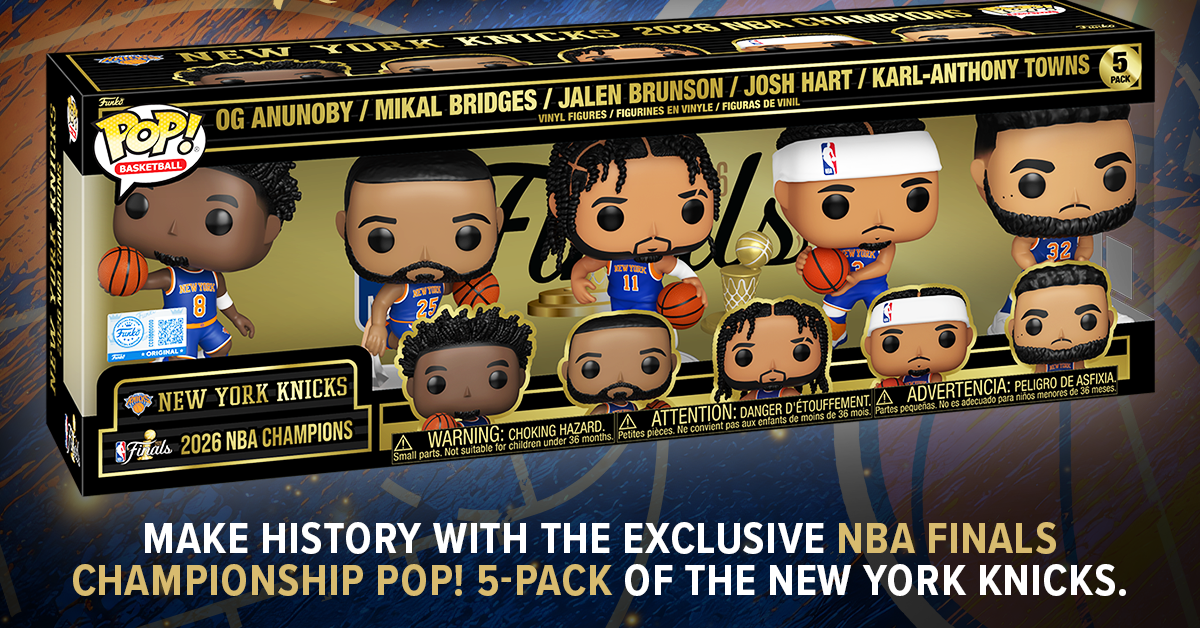 Exclusive 2026 NBA Finals Championship POP! 5-Pack
