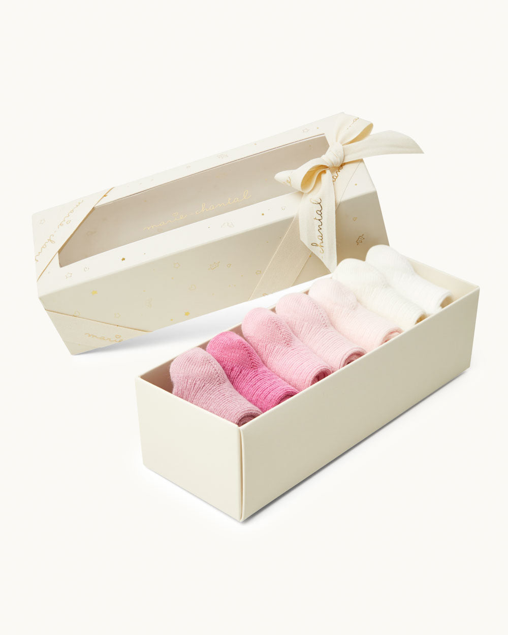 Image of Set Of 7 Socks - Pink