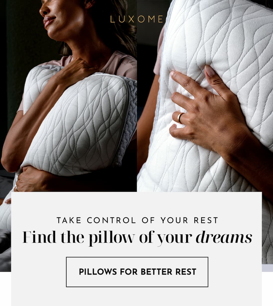 Take control of your rest | Find the pillow of your dreams