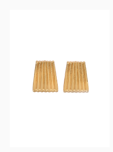 Ribbed Earrings