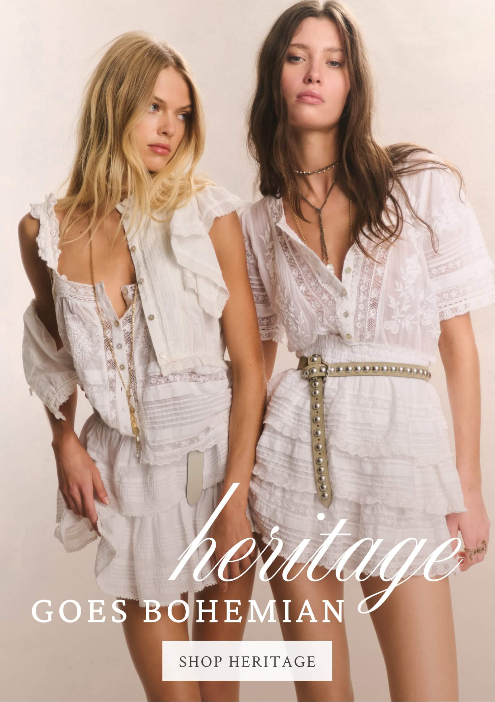 HERITAGE GOES BOHEMIAN <SHOP HERITAGE>