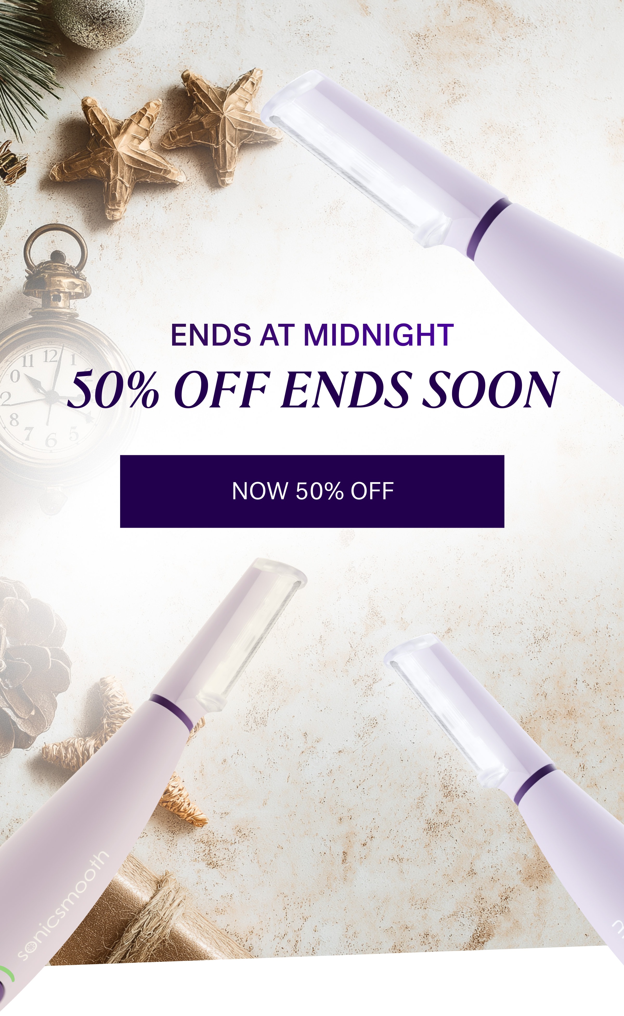 50% OFF ENDS SOON Ends at midnight Now 50% Off