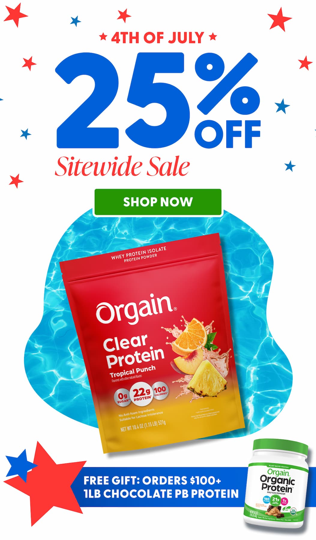 Get 25% OFF - Shop the 4th of July Sale