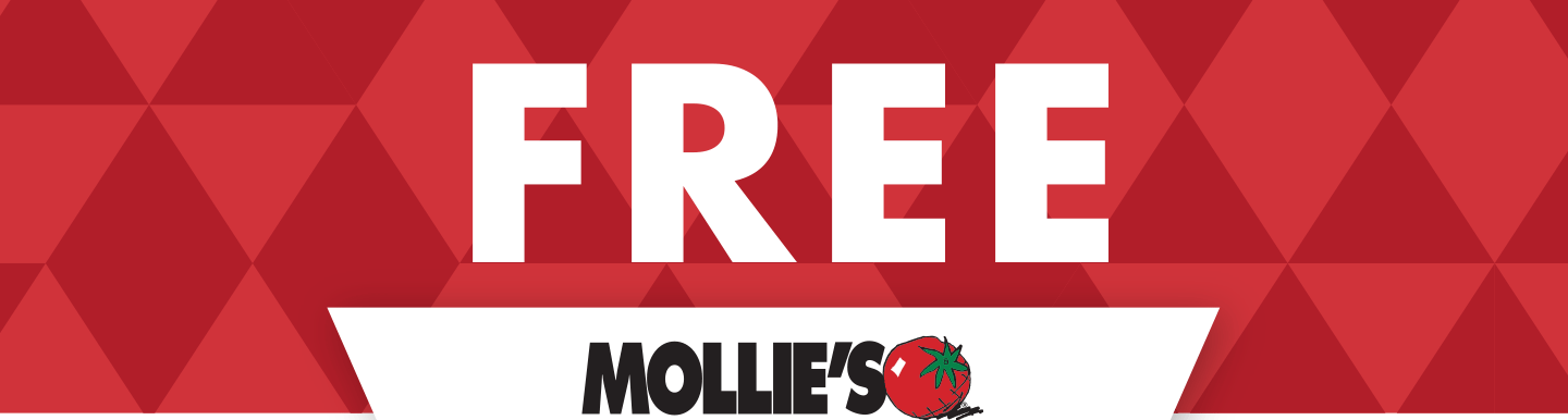 Free Mollie stone's barbecue sauce with $25 minimum purchase!